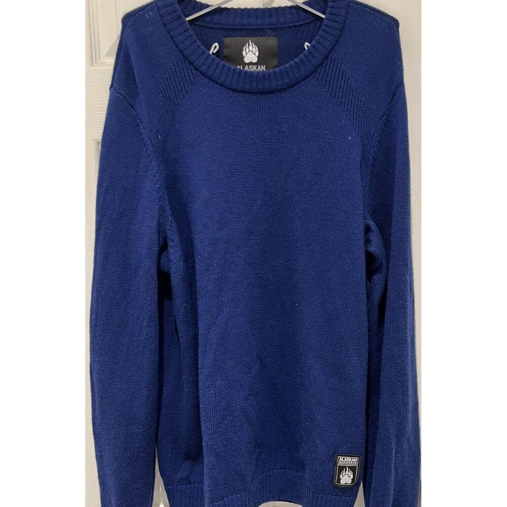 Alaskan Hardgear Blue Size M Merino Wool Sweater -Duluth Trading Co